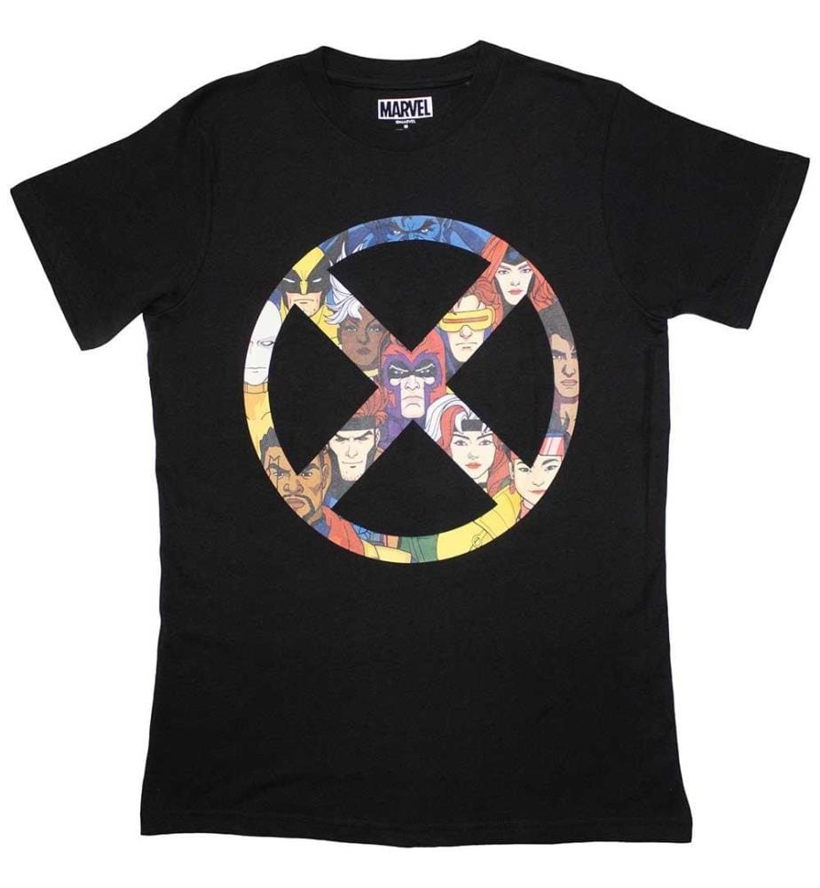 X-Men Unisex Adult ´97 X Badge T-Shirt