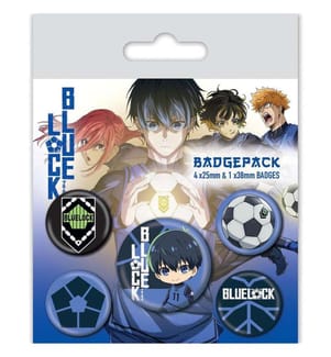 Blue Lock - Anstecker-Set 5er-Pack