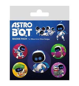 Astro Bot - Anstecker-Set 5er-Pack
