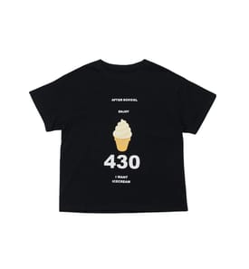 Ice Cream 430 T-Shirt mit Aufdruck – Schwarz