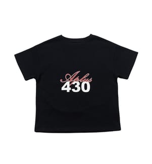 Aplus 430 Dove T-Shirt mit Aufdruck – Schwarz