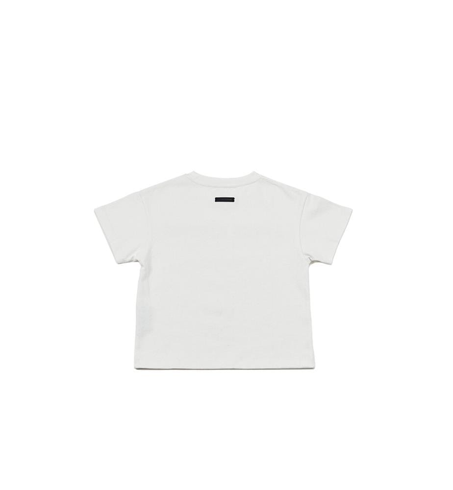 T-Shirt mit Logo-Motiv – Weiss