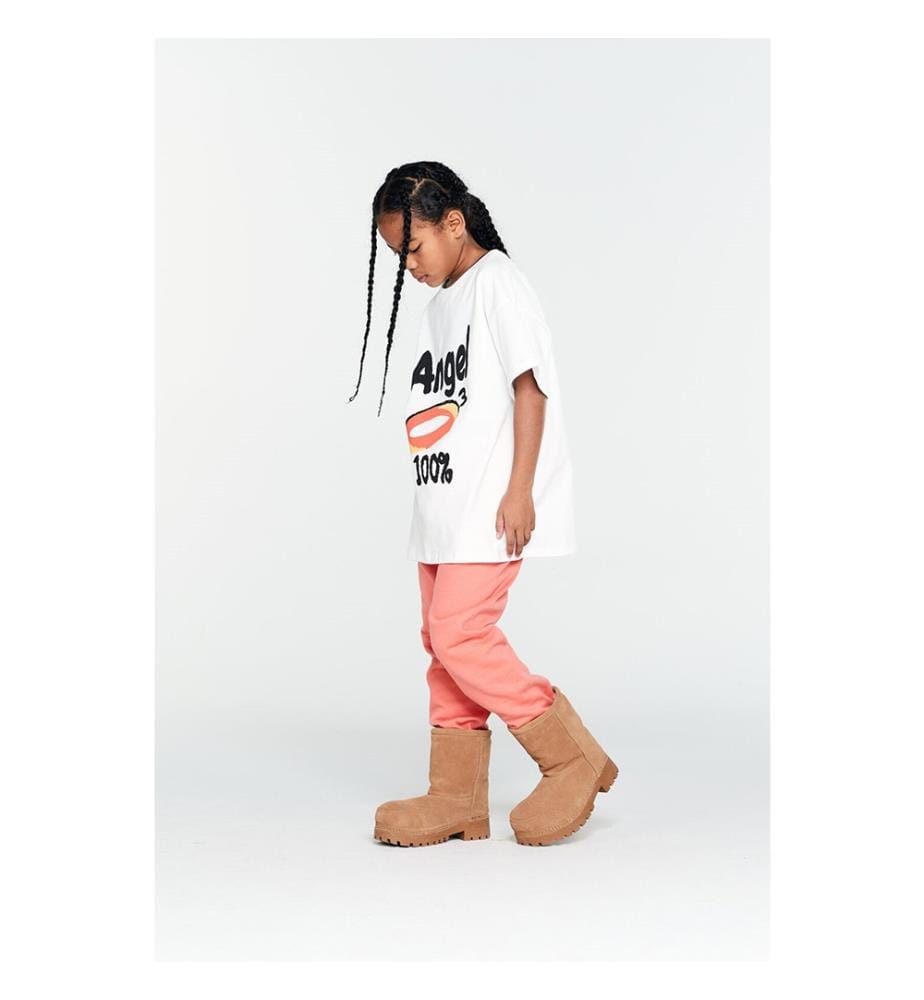 T-Shirt mit „Angel Devil“-Motiv – Weiss