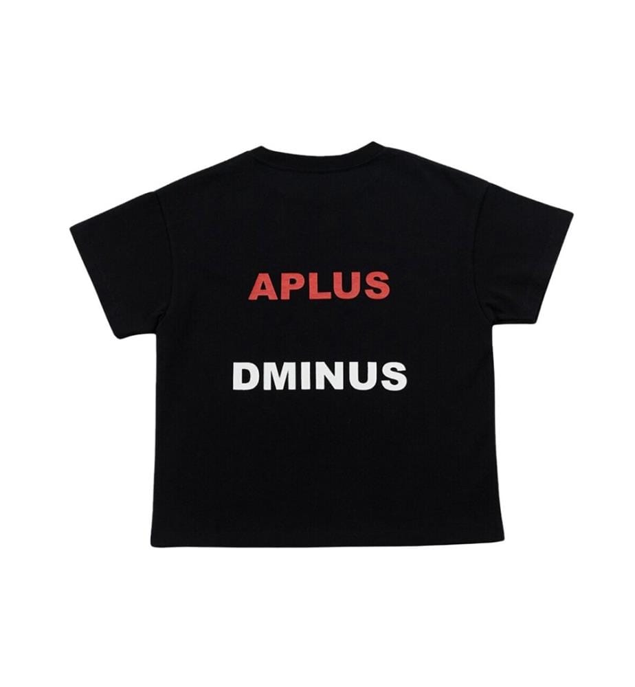 Grafik-T-Shirt mit Patchwork-Teddybär-Motiv – Schwarz