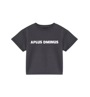 Fleece-T-Shirt mit kurzem Ärmel und Logo – Anthrazit