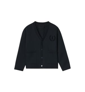 Baseball-Trikot aus Kunstwildleder – Schwarz