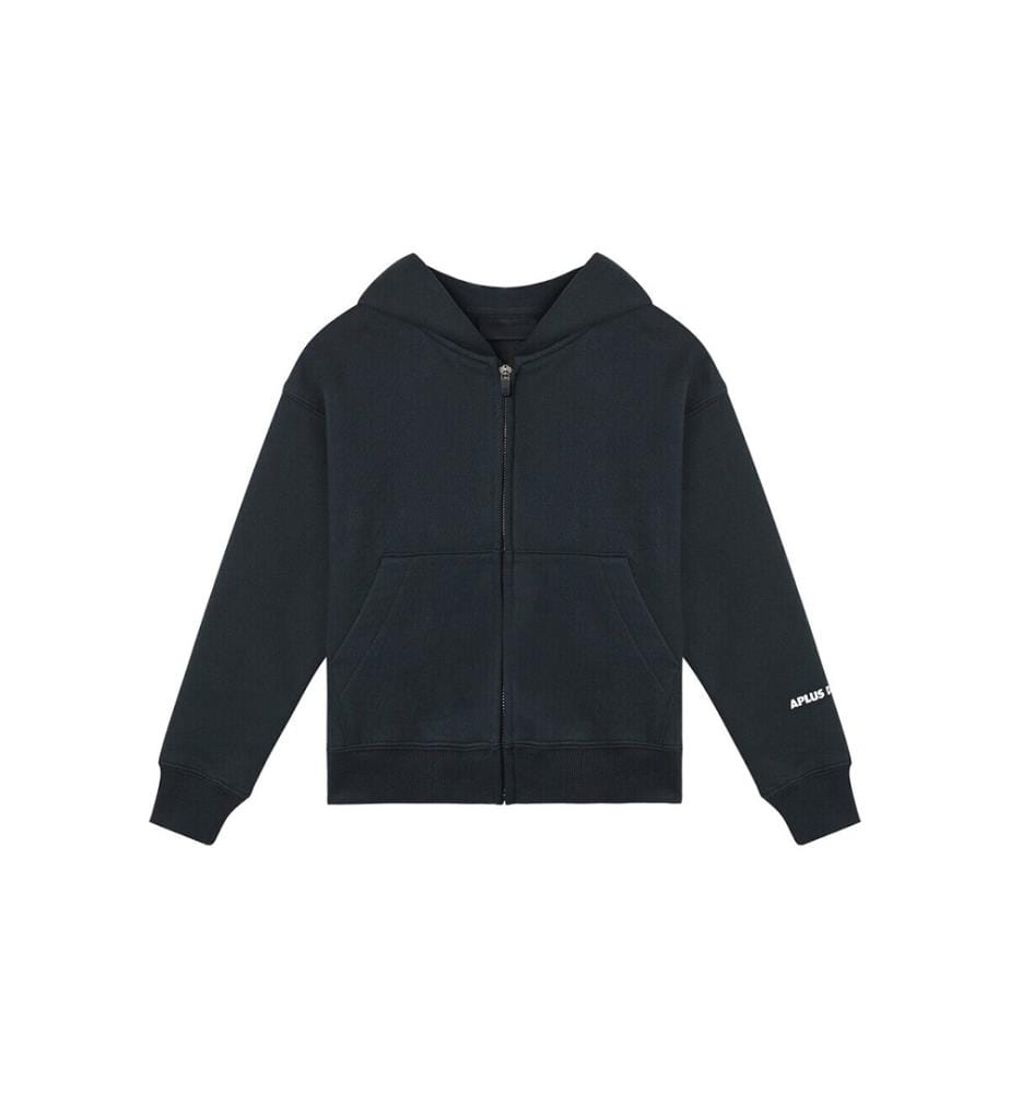 Cool Club Zip-Up Hoodie - Black