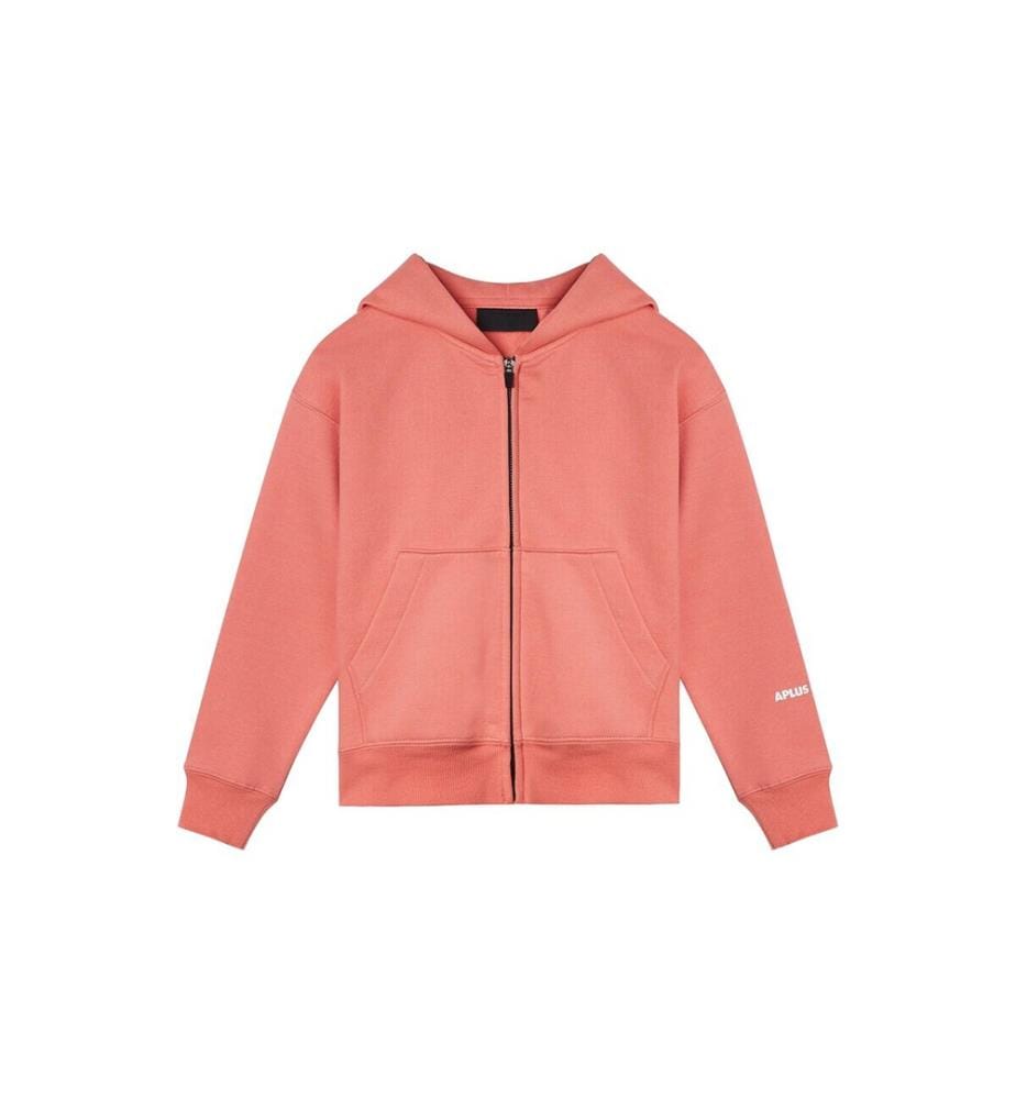 Cool Club Kapuzenpullover mit Reissverschluss – Koralle