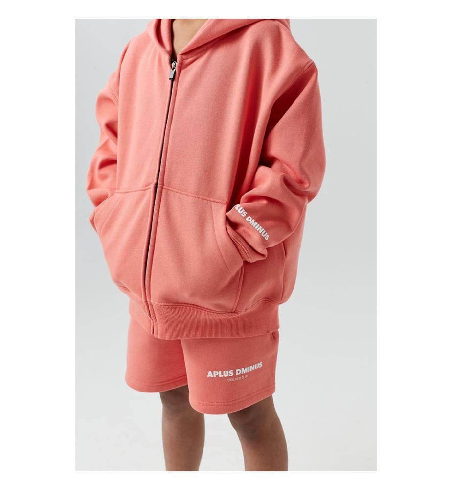 Cool Club Kapuzenpullover mit Reissverschluss – Koralle