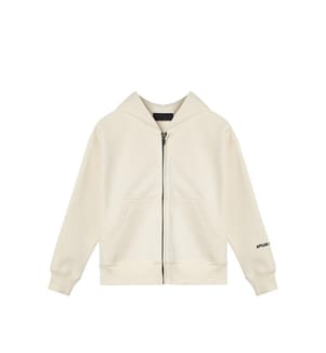 Cool Club Kapuzenpullover mit Reissverschluss – Creme