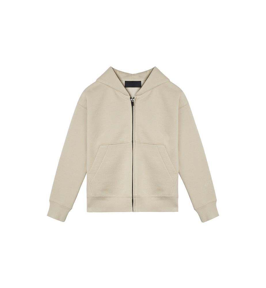 Cool Club Zip-Up Hoodie - Sand