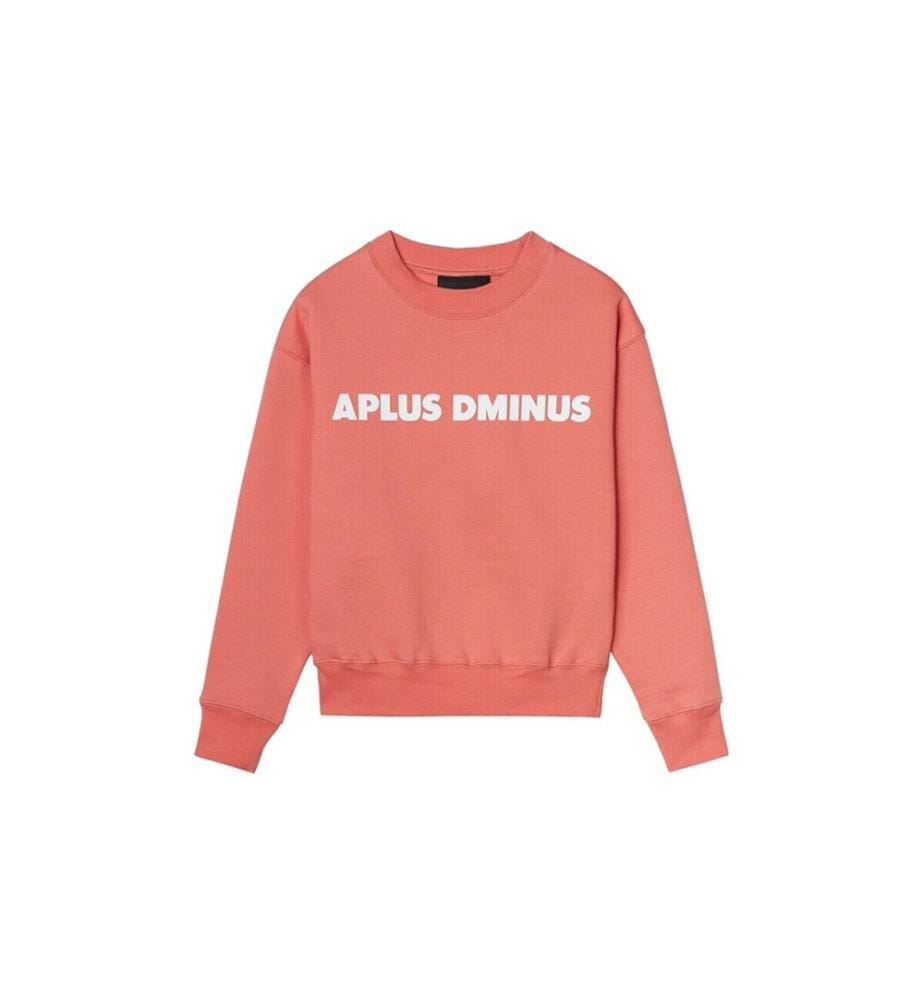 Bold Logo Crewneck Sweatshirt - Coral