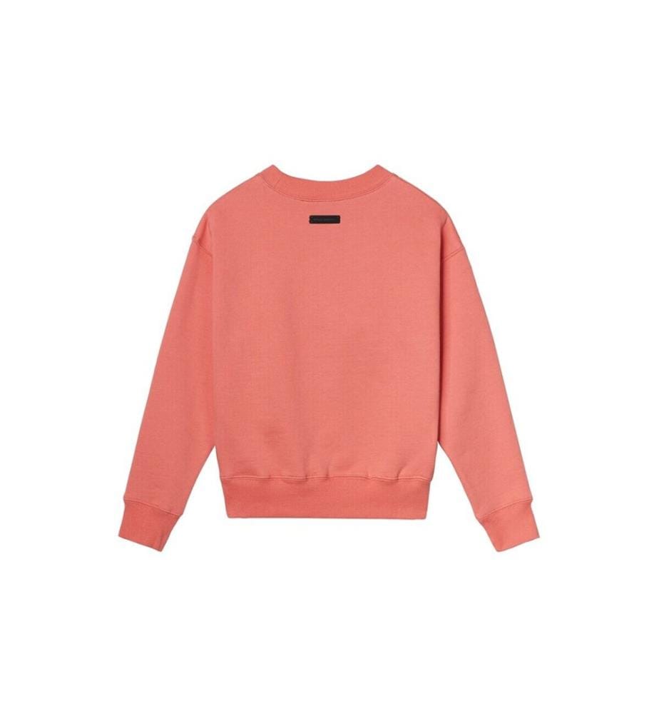 Bold Logo Crewneck Sweatshirt - Coral