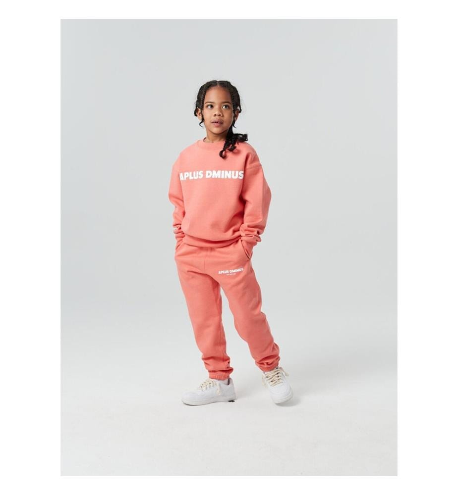 Bold Logo Crewneck Sweatshirt - Coral