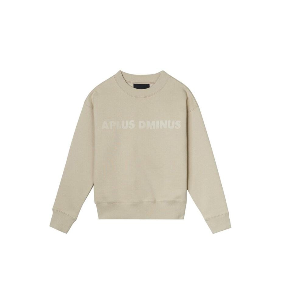 Bold Logo Crewneck Sweatshirt - Sand