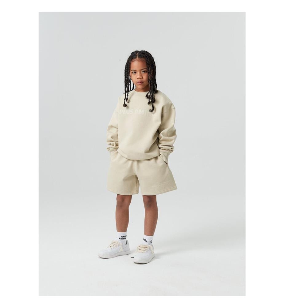 Bold Logo Crewneck Sweatshirt - Sand