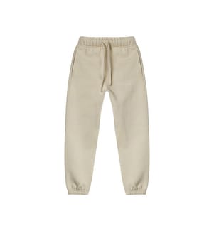 Jogginghose mit Kordelzug und gestapeltem Logo – Sand