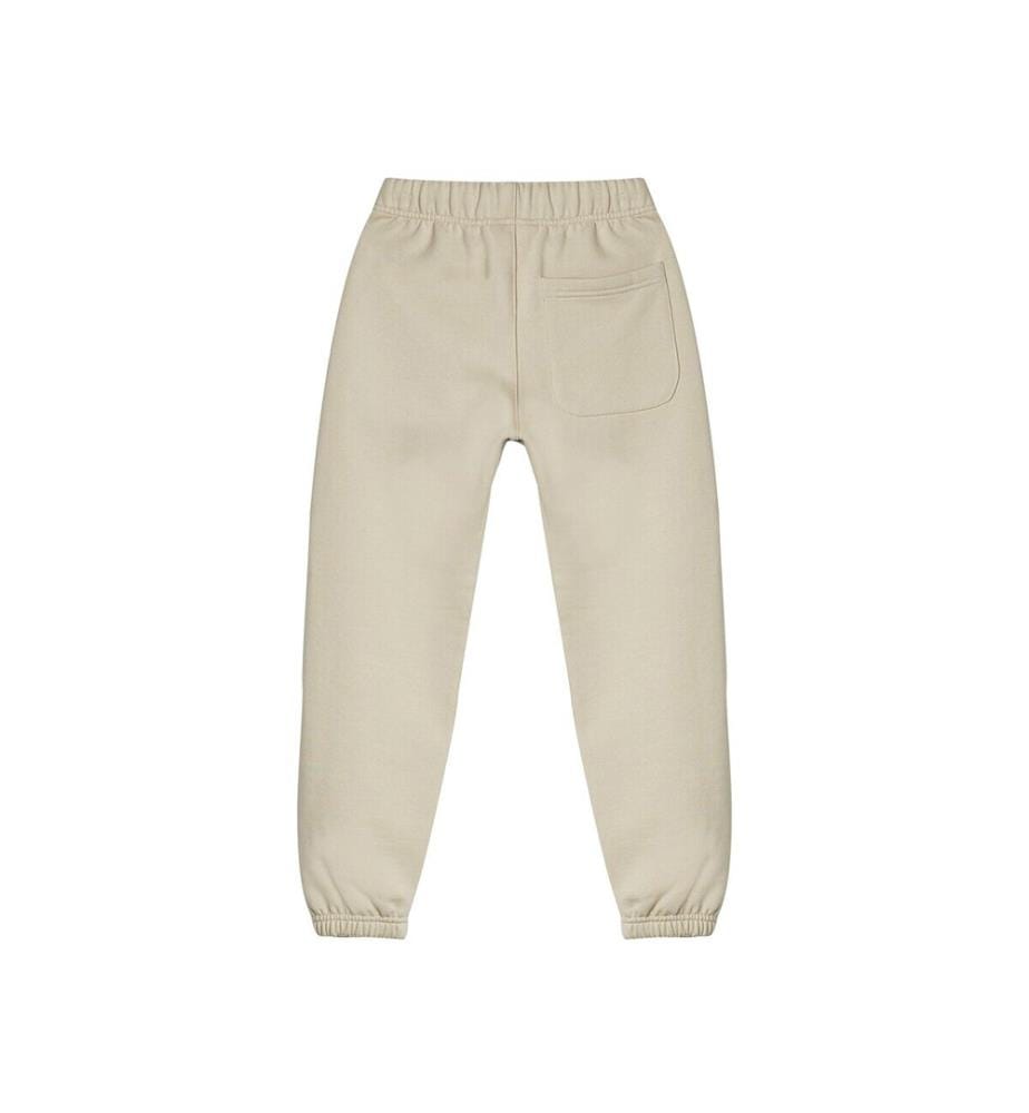 Jogginghose mit Kordelzug und gestapeltem Logo – Sand