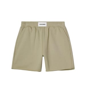 Bermuda-Shorts im Distressed-Look mit umgeschlagenem Saum – Avocado