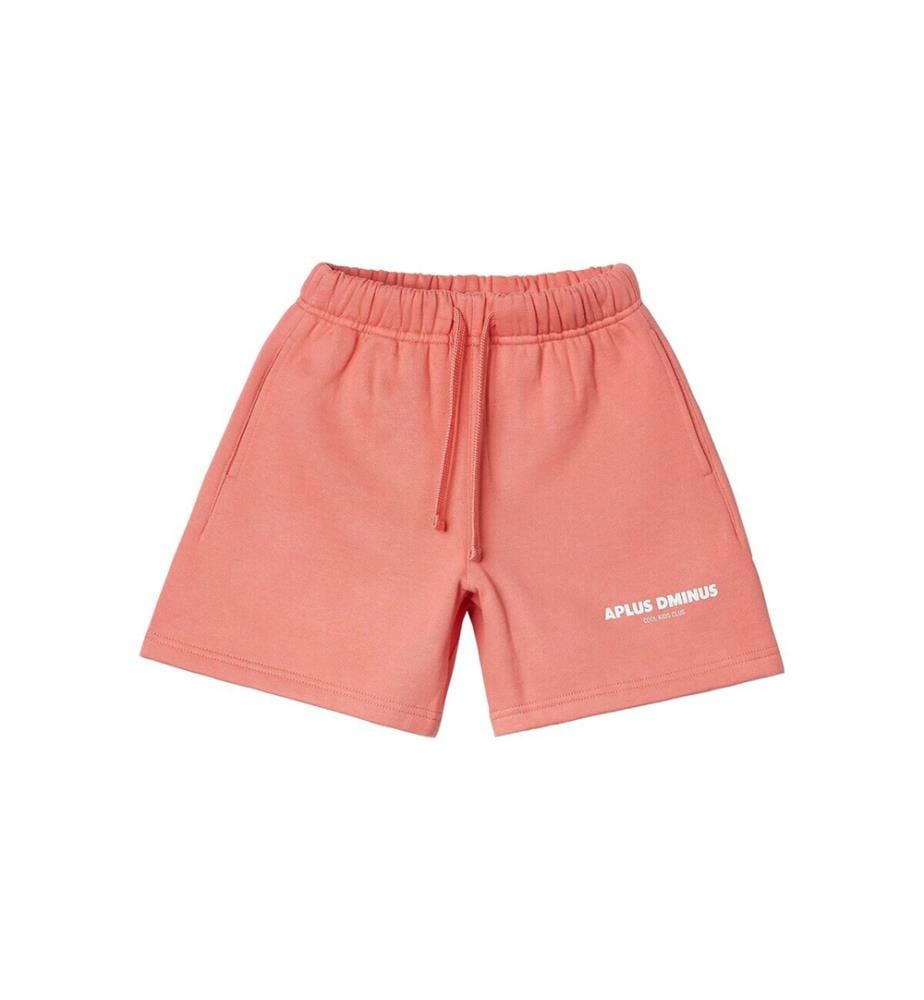 Logo Drawstring Shorts - Coral