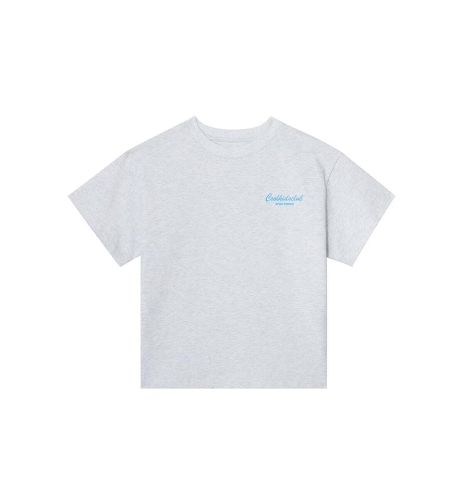 Coolkidsclub T-Shirt mit Aufdruck – Ash