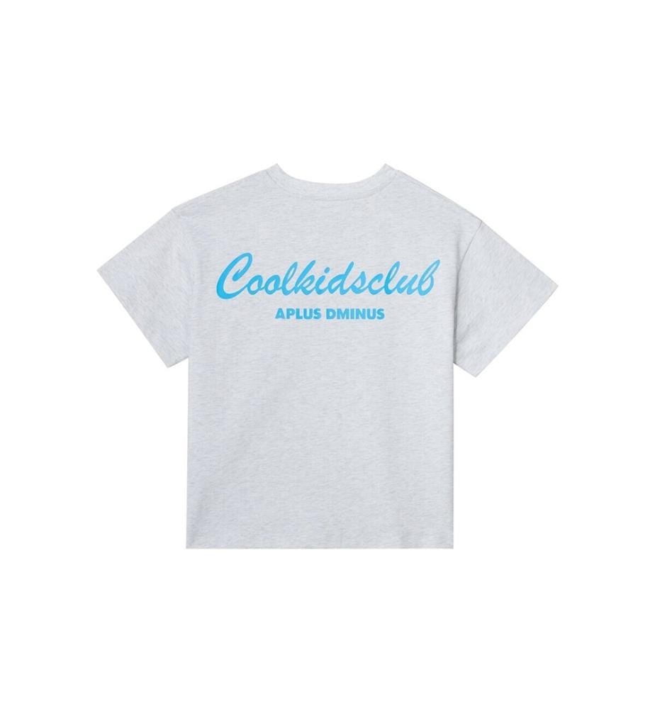 Coolkidsclub T-Shirt mit Aufdruck – Ash