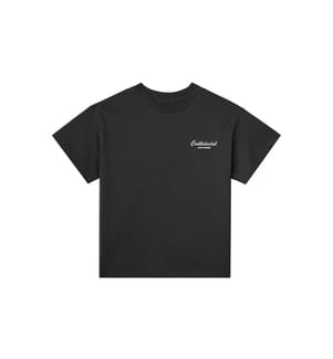 Coolkidsclub T-Shirt mit Aufdruck – Schwarz