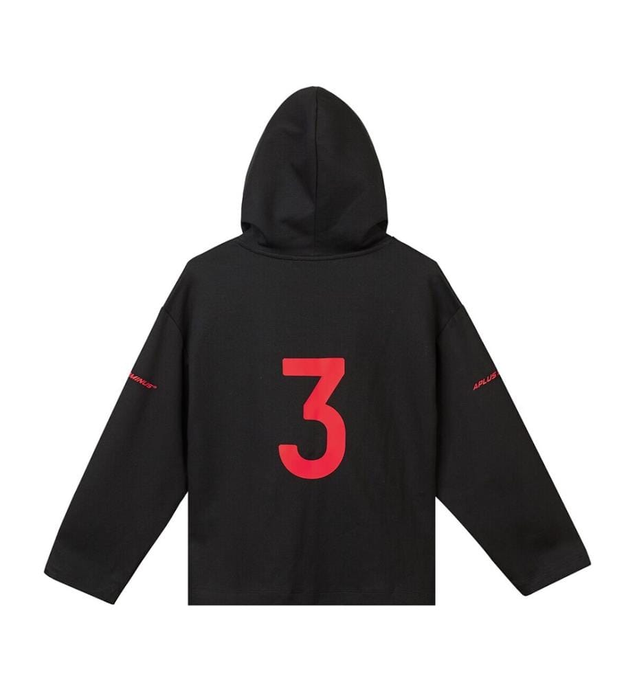 Cool Breeze Campus Nummer 3 Hoodie – Schwarz