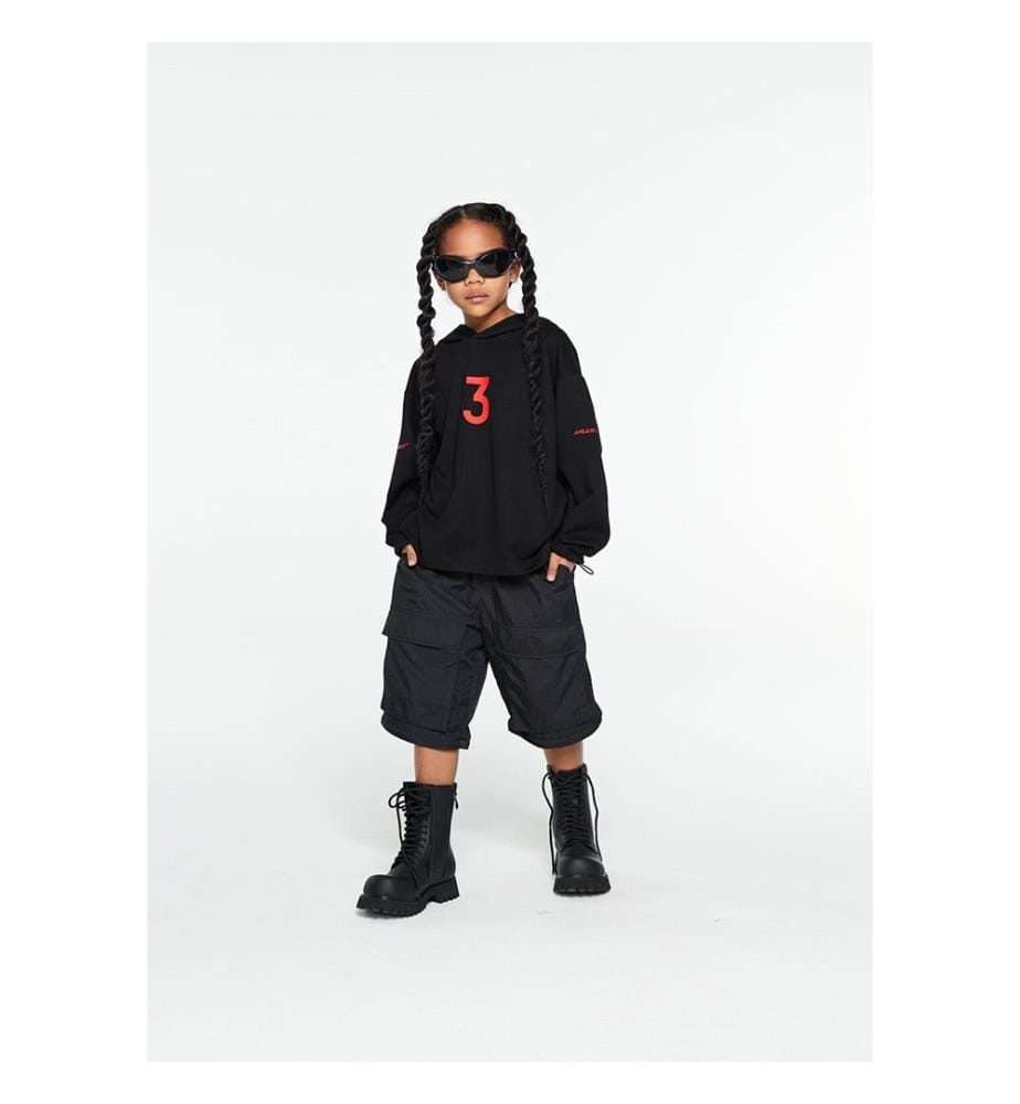 Cool Breeze Campus Nummer 3 Hoodie – Schwarz