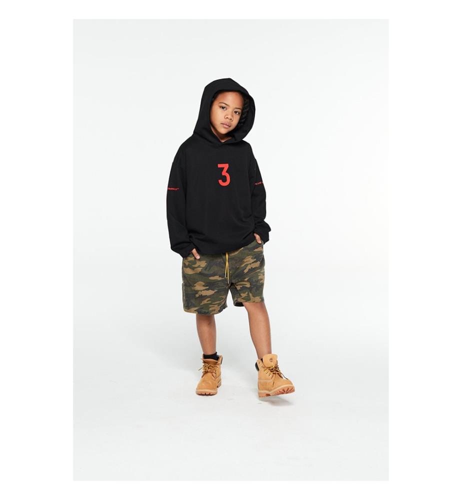 Cool Breeze Campus Nummer 3 Hoodie – Schwarz