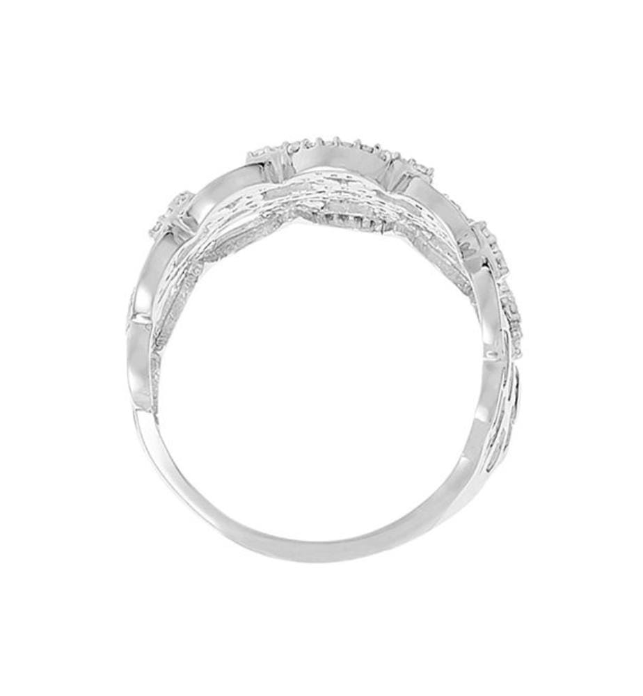 Ring Knüpfen wir unsere Bande - Weissgold 375/1000