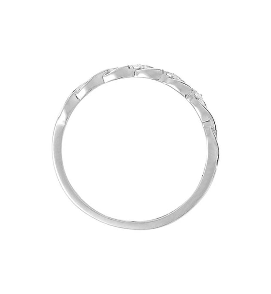 Ring Beautiful Twist - Weissgold 375/1000