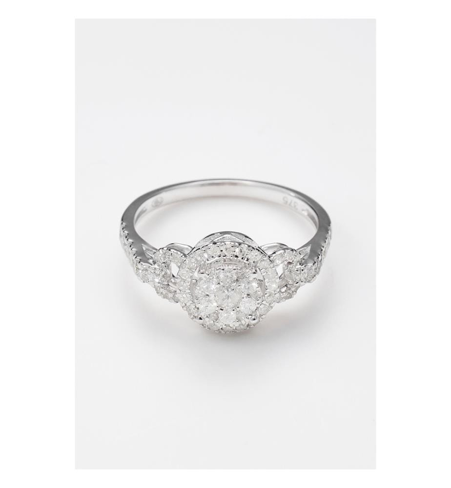 Ring Unique D0,539/59 - Weissgold 375/1000