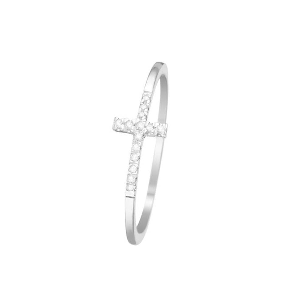 Ring Christiane - Weissgold 375/1000