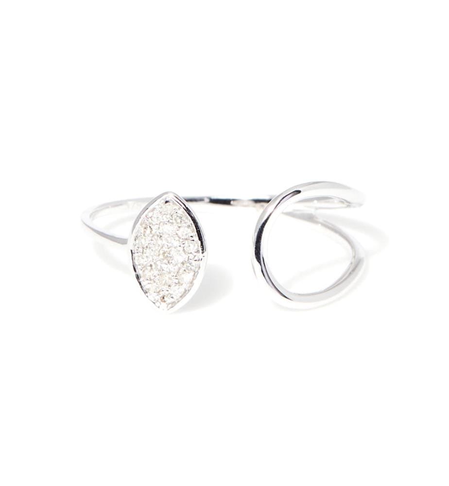 Ring Luna - Weissgold 375/1000
