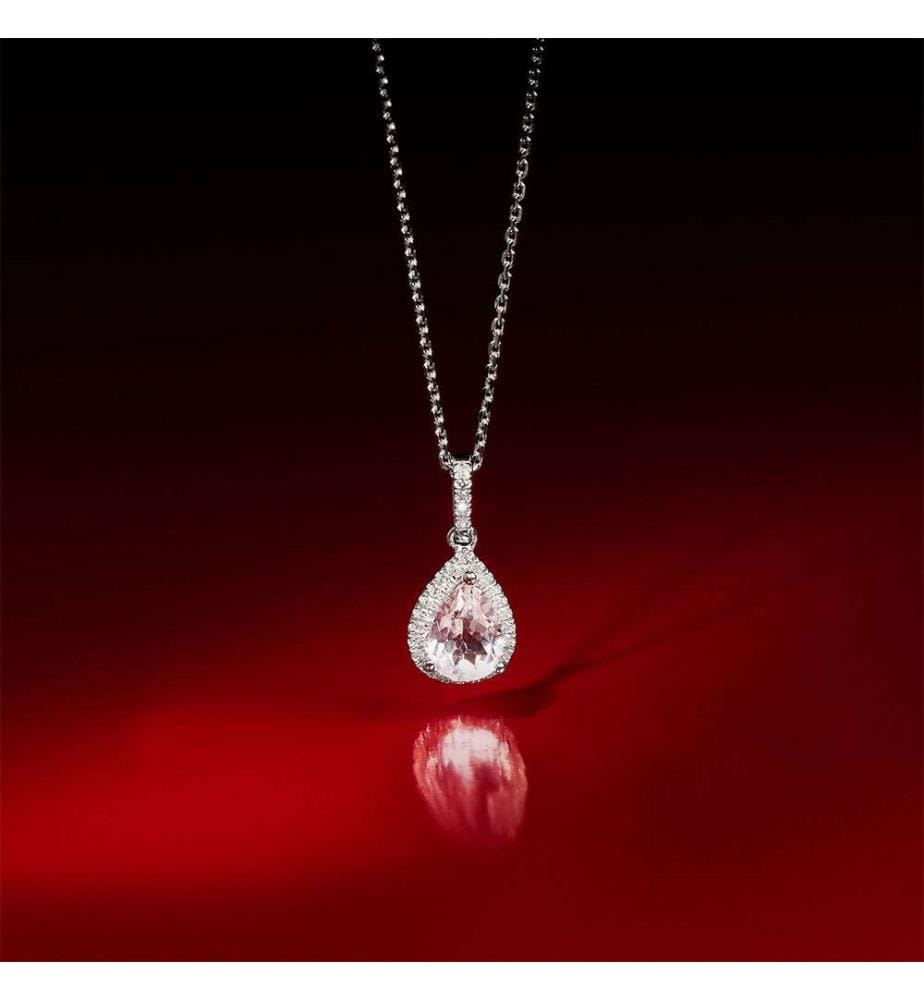 Forlia pendant - White gold 375/1000