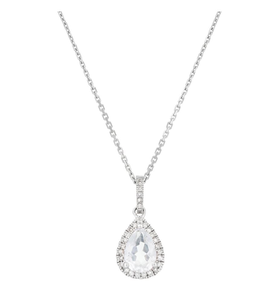 Forlia pendant - White gold 375/1000