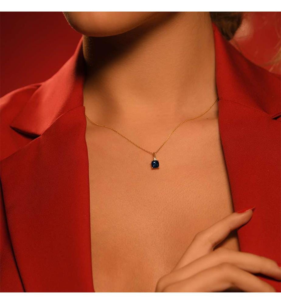 Tonga pendant - Yellow gold 375/1000