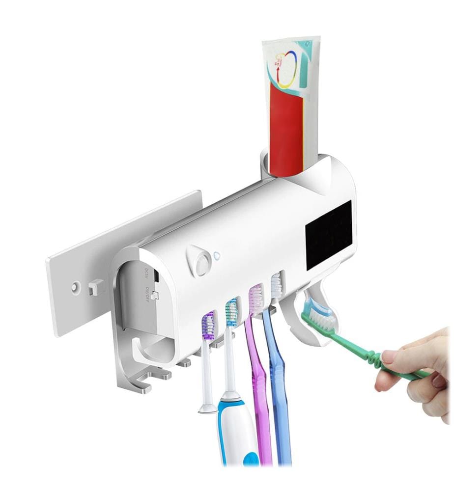 Stérilisateur de brosses à dents 19 x 4,7 x 12,5 cm - Blanc