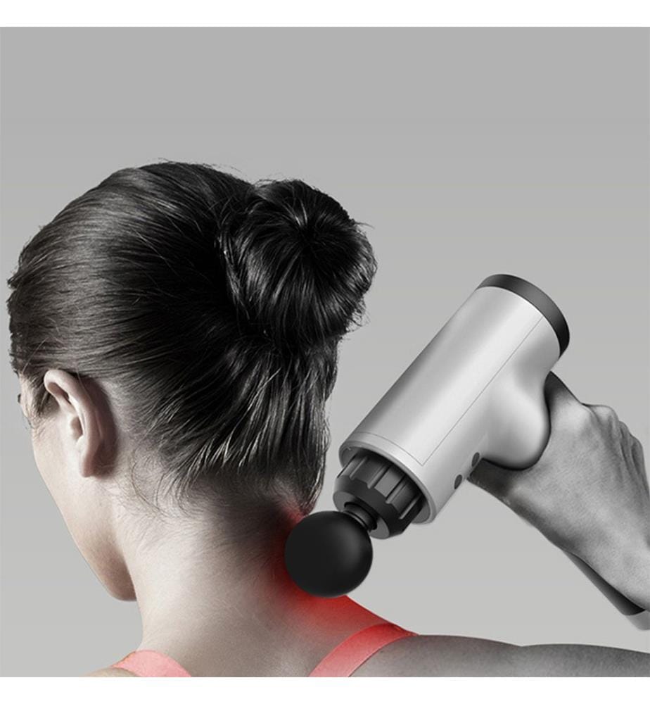 Pistolet de massage 17 x 6,5 x 22 cm - Argenté