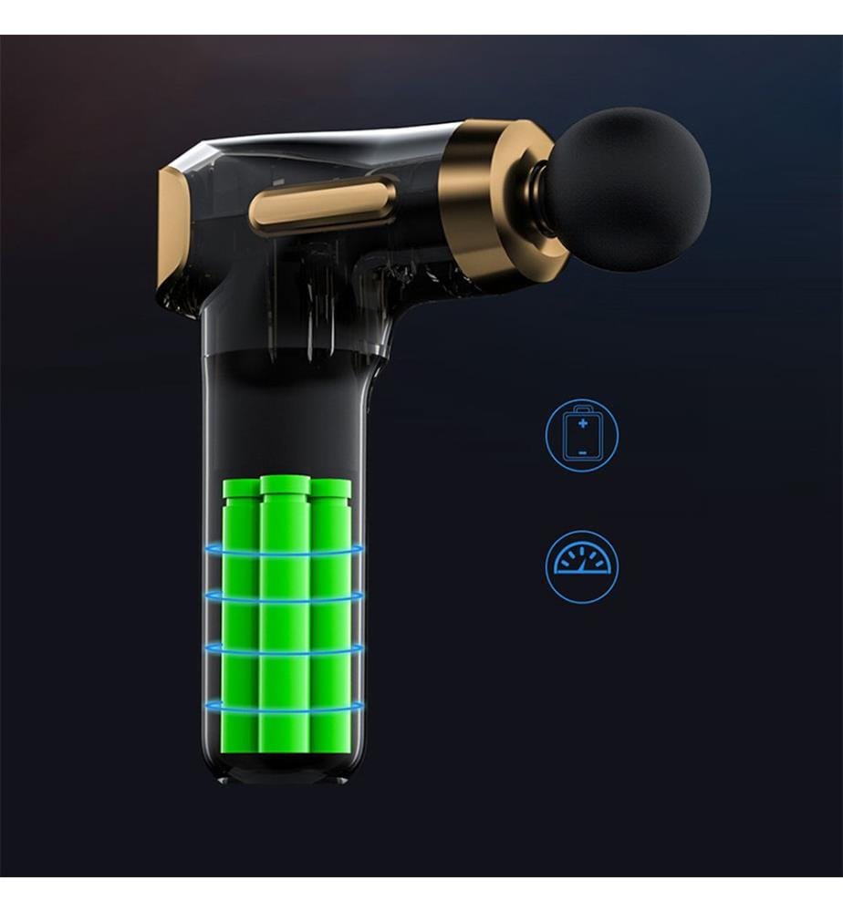 Pistolet de massage 13 x 5,2 x 18,4 cm - Noir