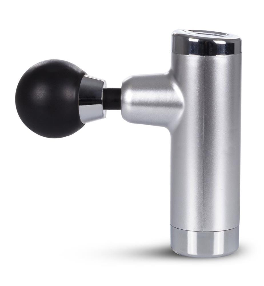 Pistolet de massage musculaire 14,5 x 5,4 x 14 cm - Argenté