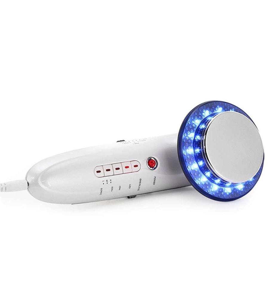 Soins de la peau 6 en 1 Comprend des compresses et des gants EMS - Blanc
