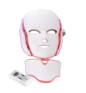 Masque de rajeunissement par micro photothérapie LED Rajeunissement et nettoyage de la peau - Blanc