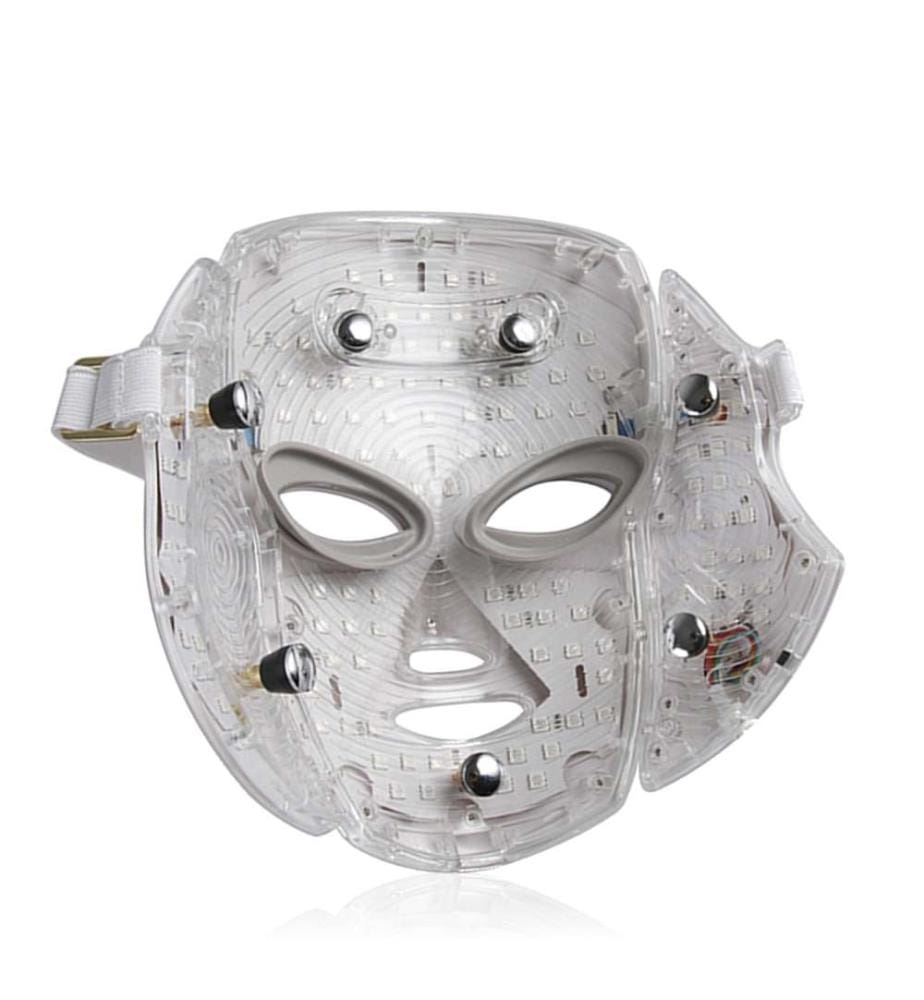 Masque de rajeunissement par micro photothérapie LED Rajeunissement et nettoyage de la peau - Blanc