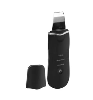 Masseur facial à ultrasons Nettoyage du visage, amélioration de la circulation et massage en profondeur - Noir