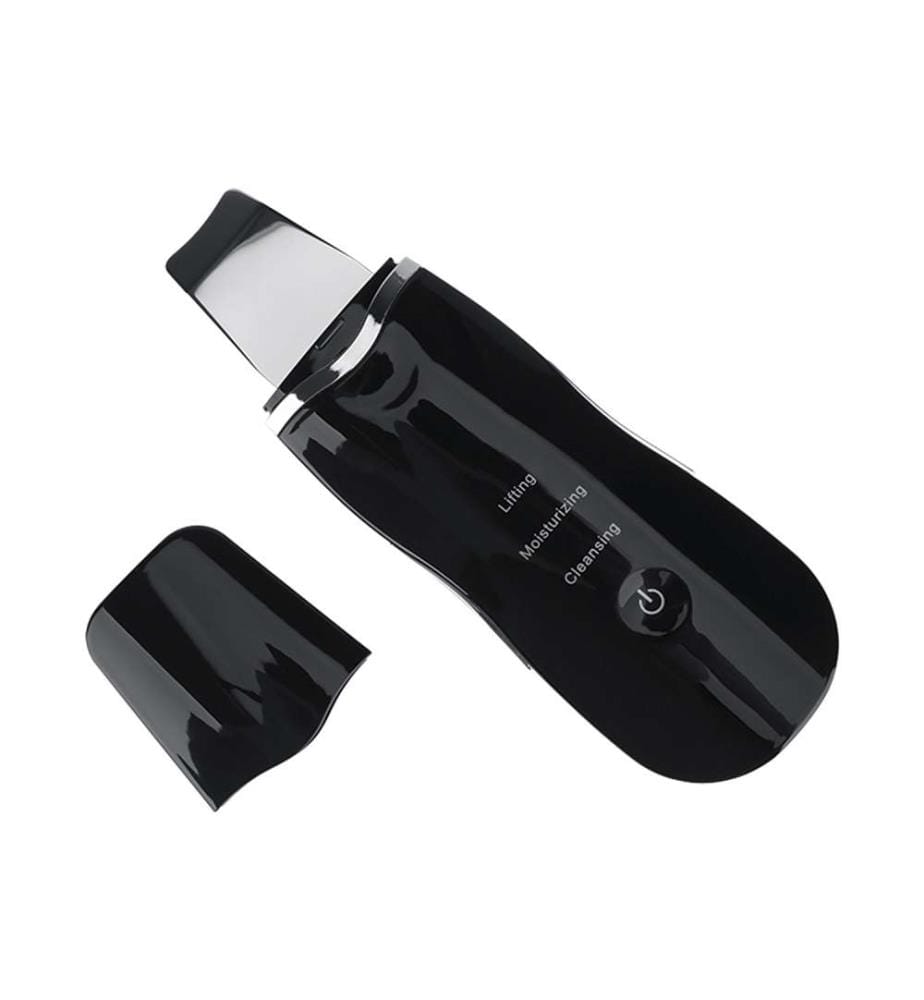 Masseur facial à ultrasons Nettoyage du visage, amélioration de la circulation et massage en profondeur - Noir