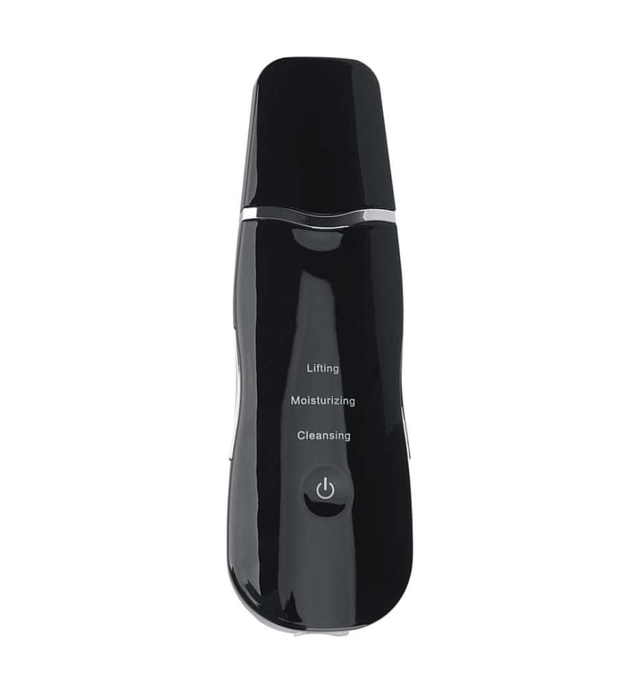 Masseur facial à ultrasons Nettoyage du visage, amélioration de la circulation et massage en profondeur - Noir