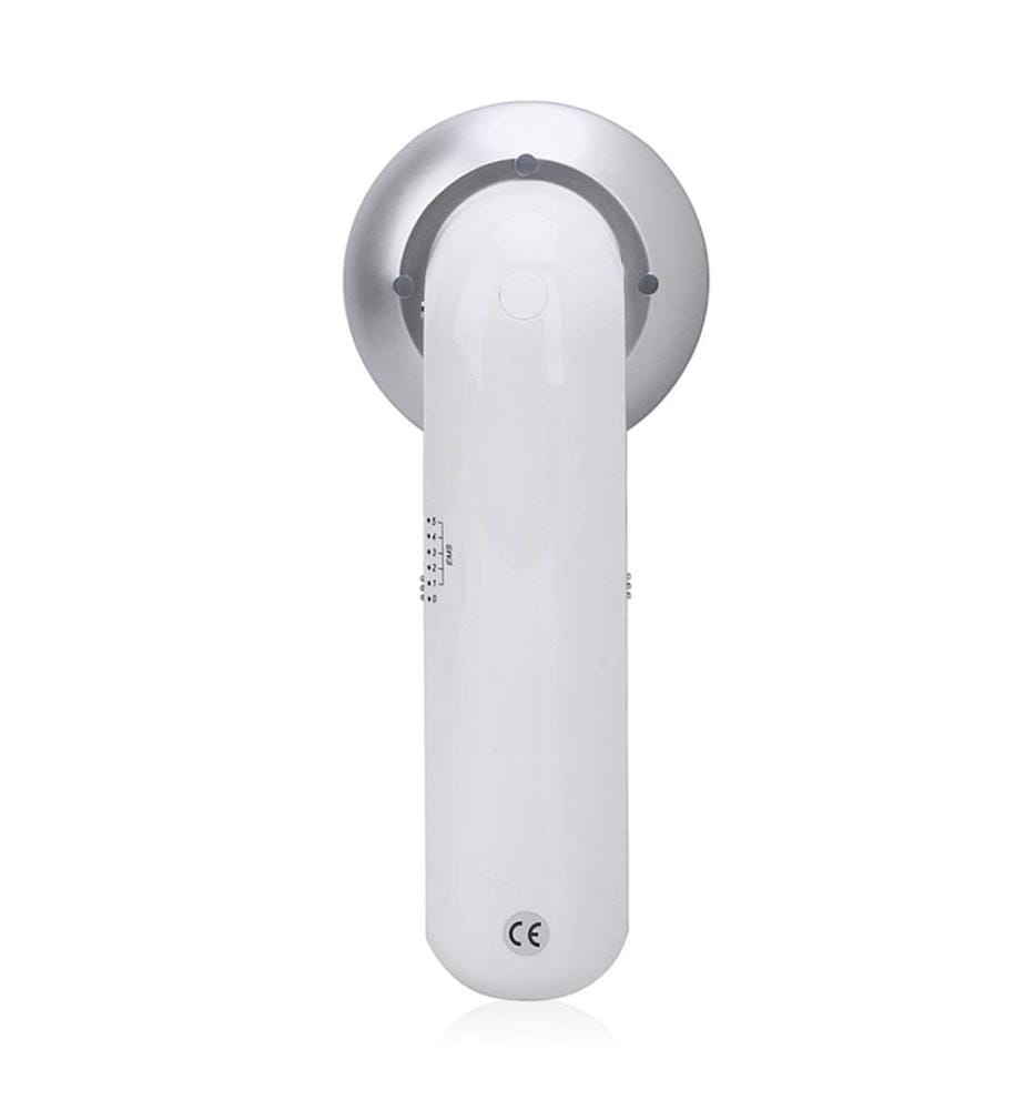 Appareil de beauté à ultrasons EMS 6 en 1 pour les soins de la peau, nettoyage par ions négatifs - Blanc