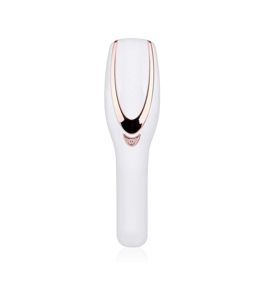 Peigne électrique pour photothérapie Lumière rouge et bleue, massage vibrant - Blanc